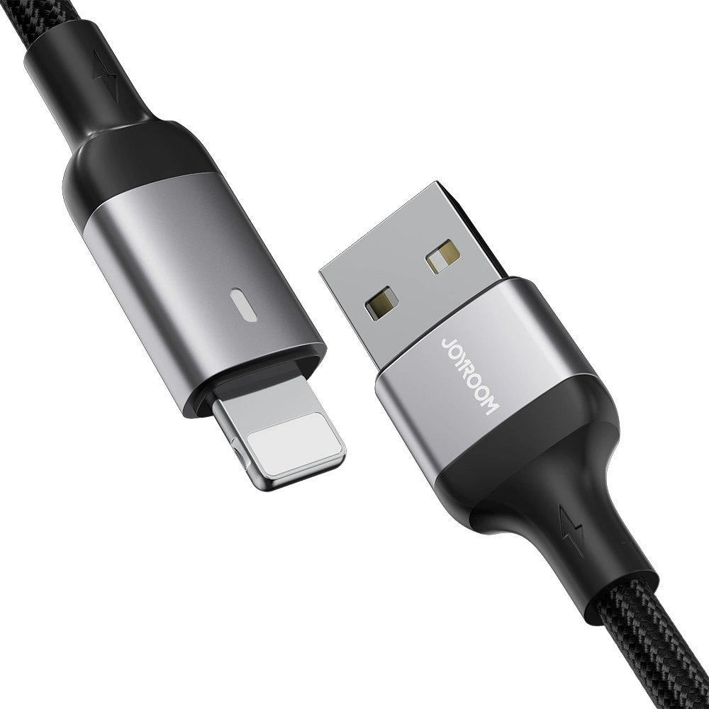 Joyroom Extraordinary Series A10 USB-A / Lightning 2.4A Cable 1.2 m - Blackeng