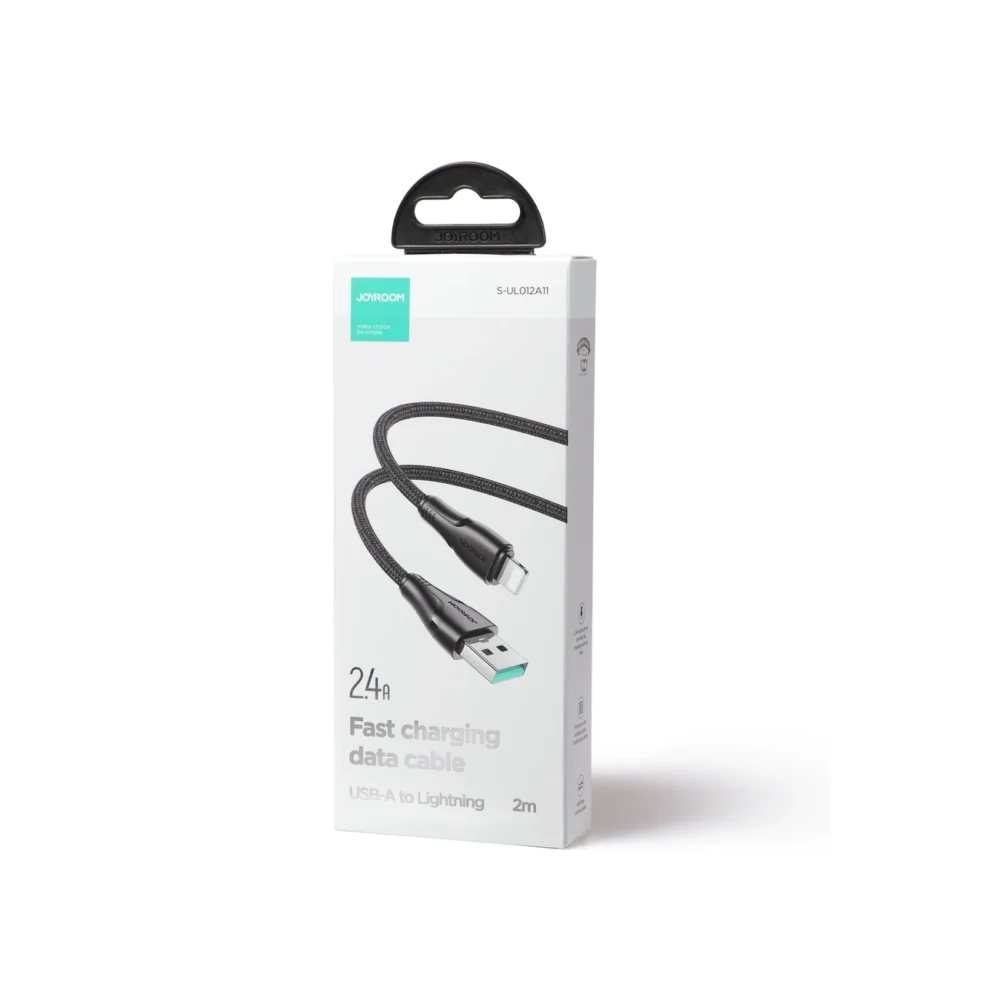 Joyroom Surpass Series A11 USB-A / Lightning 2.4A cable 2 m - blackeng