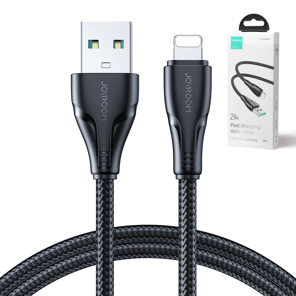 Joyroom Surpass Series A11 USB-A / Lightning 2.4A cable 2 m - blackeng