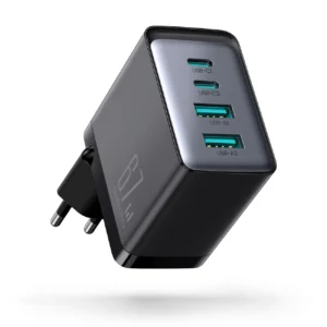 Joyroom GaN charger 67W 4 ports (2x USB, 2x USB C) black (TCG02) + USB C - USB C cable 100W 1.2meng