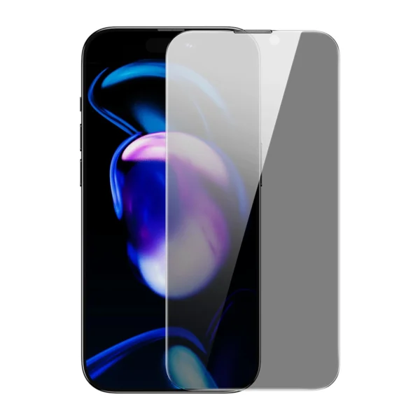 Baseus Privacy Tempered Glass for iPhone 14 Pro Full Screen 0.3mm Privacy Filter Anti Spy + Mounting Frameeng