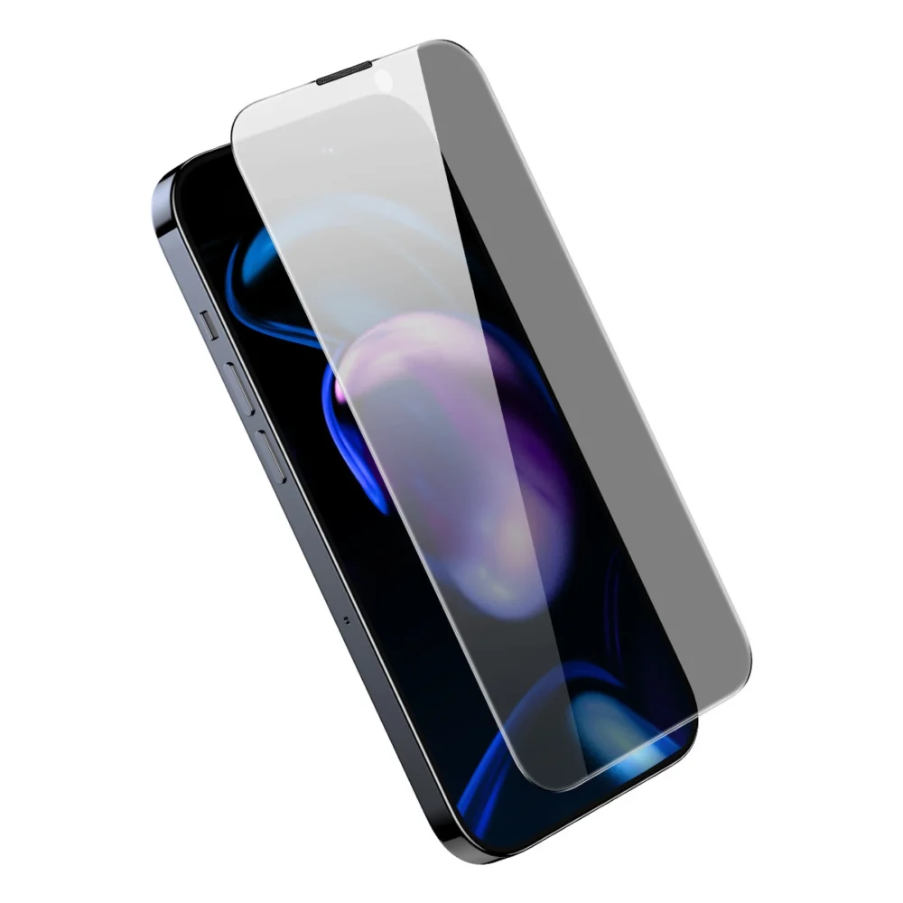 Baseus Privacy Tempered Glass for iPhone 14 Pro Full Screen 0.3mm Privacy Filter Anti Spy + Mounting Frameeng