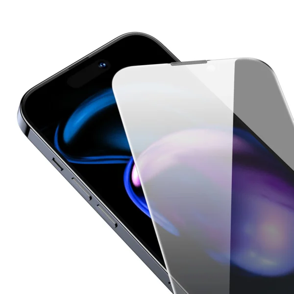 Baseus Privacy Tempered Glass for iPhone 14 Pro Full Screen 0.3mm Privacy Filter Anti Spy + Mounting Frameeng