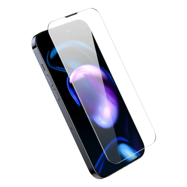 Baseus Set of 2x Tempered Glass for iPhone 14 Pro Full Screen with Speaker Cover 0.3mm + Mounting Frameeng