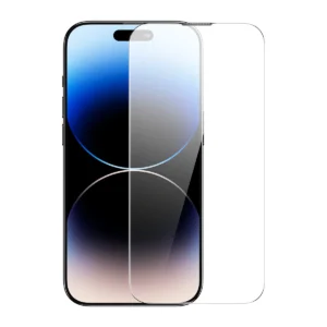 Baseus Full Screen Tempered Glass for iPhone 14 Pro Max with Speaker Cover 0.3mm + Mounting Frameeng