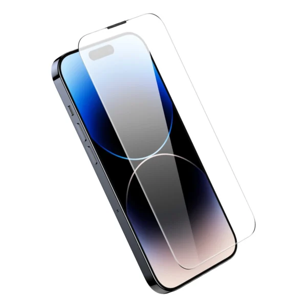 Baseus Full Screen Tempered Glass for iPhone 14 Pro Max with Speaker Cover 0.3mm + Mounting Frameeng
