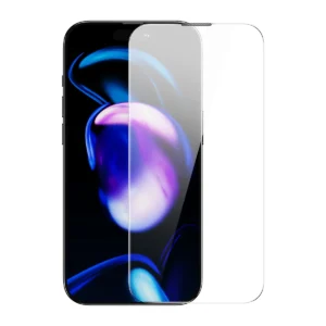 Baseus Full Screen Tempered Glass for iPhone 14 Pro with Speaker Cover 0.3mm + Mounting Frameeng