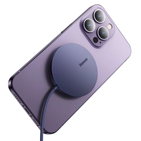 Baseus Simple Mini3 magnetic charger MagSafe Qi 15W purpleeng
