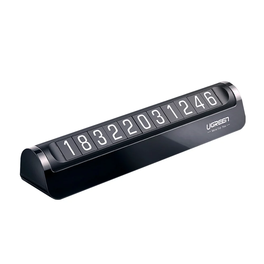 Ugreen car telephone number plate black (LP178)eng