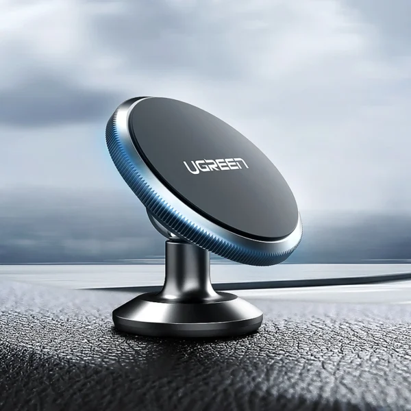 Ugreen LP117 60316 magnetic car phone holder on the dashboard - blackeng