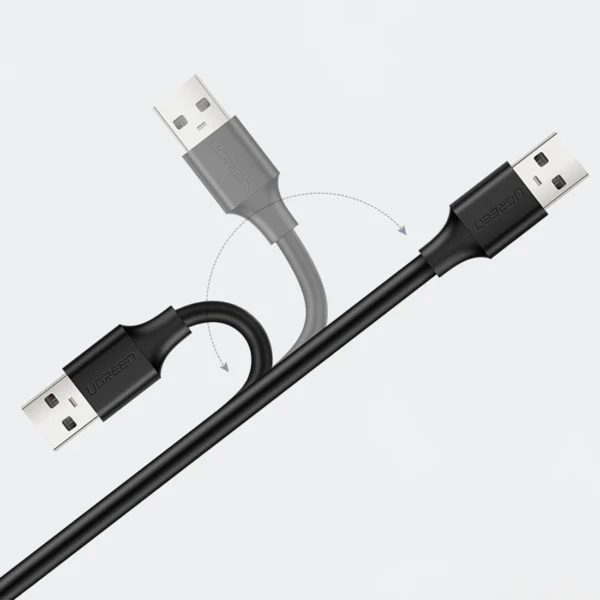 Ugreen USB (male) - USB (female) 2.0 extension cable 480Mb/s 1.5m black (US103)eng