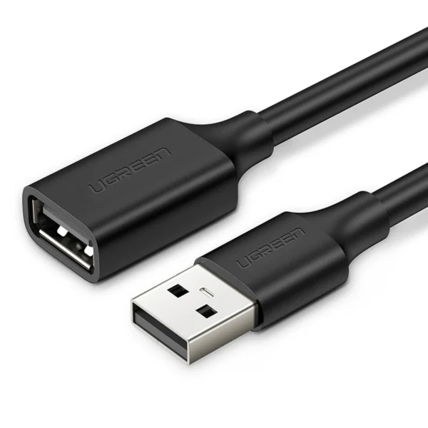Ugreen USB (male) - USB (female) 2.0 extension cable 480Mb/s 1.5m black (US103)eng