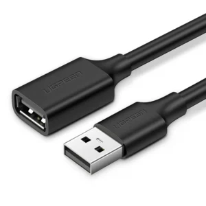 Ugreen USB (male) - USB (female) 2.0 extension cable 480Mb/s 3m black (US103)eng