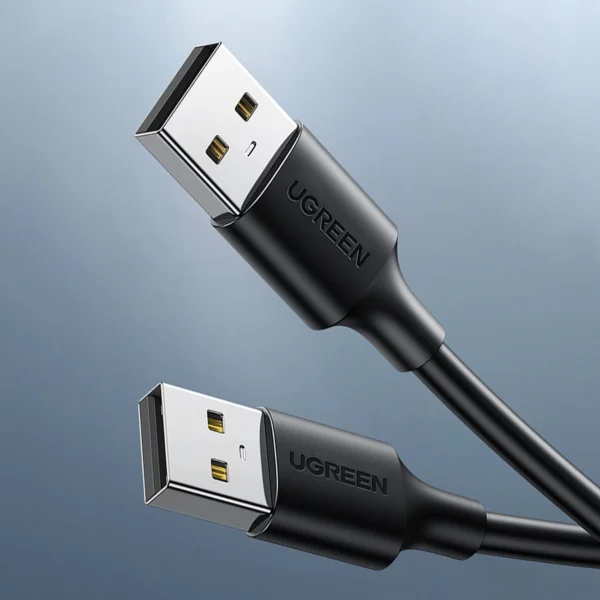 Ugreen USB cable - USB 2.0 480Mb/s 0.25m black (US102)eng