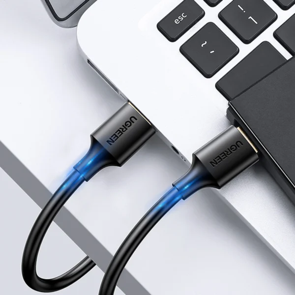 Ugreen USB cable - USB 2.0 480Mb/s 0.25m black (US102)eng