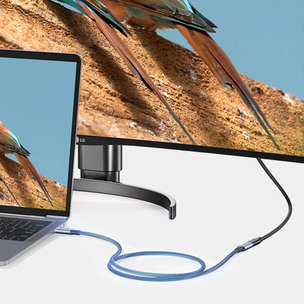 Ugreen US372 30205 USB-C - USB-C PD QC cable 100W 5A 10Gbps 1m - grayeng