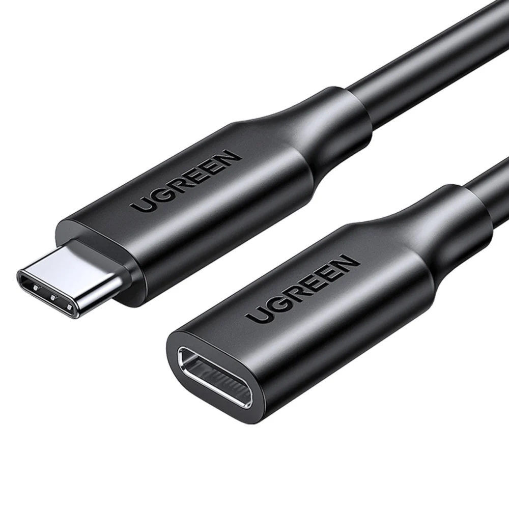 Ugreen 10387 USB-C - USB-C PD QC cable 4K 60Hz 100W 5A 10Gb/s 1m - blackeng