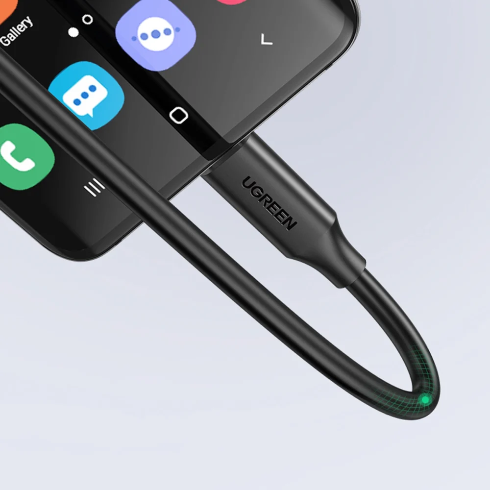 Ugreen 10387 USB-C - USB-C PD QC cable 4K 60Hz 100W 5A 10Gb/s 1m - blackeng