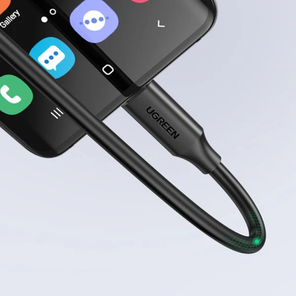 Ugreen 10387 USB-C - USB-C PD QC cable 4K 60Hz 100W 5A 10Gb/s 1m - blackeng