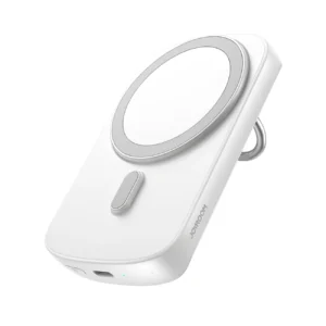 Joyroom inductive power bank 6000mAh with ring and stand up to 20W white (JR-W030)eng