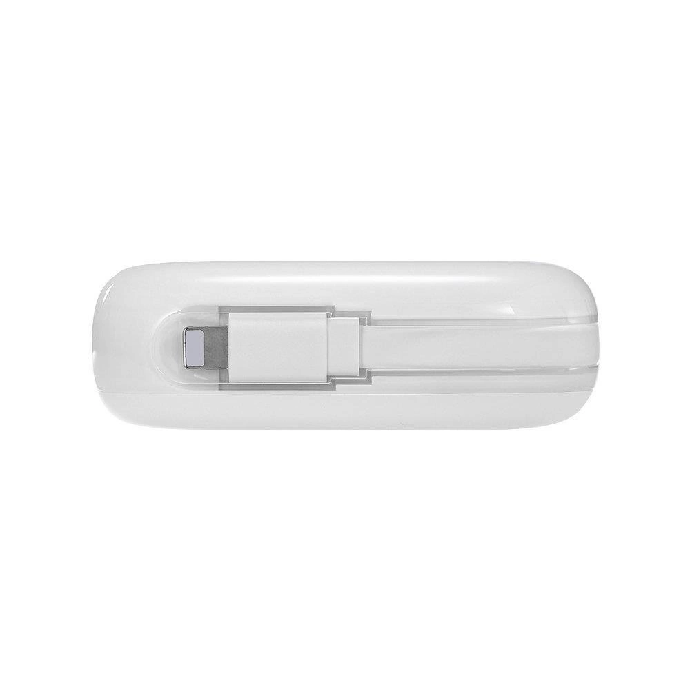 Joyroom powerbank 10000mAh Jelly Series 22.5W with built-in Lightning cable white (JR-L003)eng