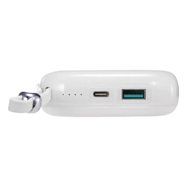 Joyroom powerbank 10000mAh Jelly Series 22.5W with built-in Lightning cable white (JR-L003)eng