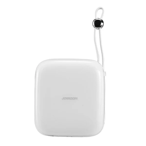 Joyroom powerbank 10000mAh Jelly Series 22.5W with built-in Lightning cable white (JR-L003)eng