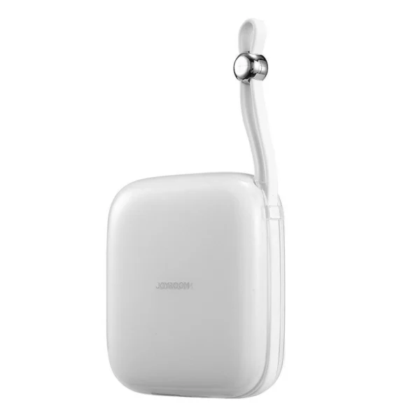Joyroom powerbank 10000mAh Jelly Series 22.5W with built-in Lightning cable white (JR-L003)eng