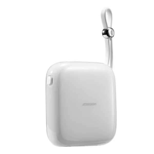 Joyroom powerbank 10000mAh Jelly Series 22.5W with built-in Lightning cable white (JR-L003)eng