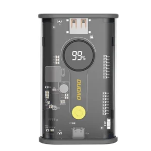 Dudao power bank 10000mAh 1xUSB-C / 1xUSB-A 22.5W PD black (K16)eng