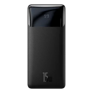 [AFTER RETURN] Baseus Bipow fast charging power bank 20000mAh 15W black (Overseas Edition) + USB-A - Micro USB cable 0.25m black (PPBD050101)eng