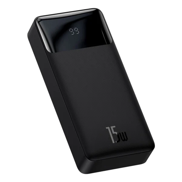 [AFTER RETURN] Baseus Bipow fast charging power bank 20000mAh 15W black (Overseas Edition) + USB-A - Micro USB cable 0.25m black (PPBD050101)eng