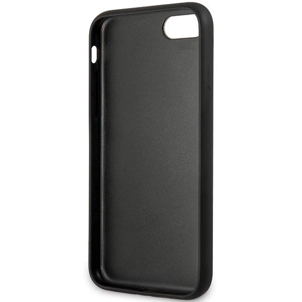 Guess GUHCI8PSASBBK iPhone 7/8 / SE 2020 / SE 2022 black/black Saffiano Strapeng