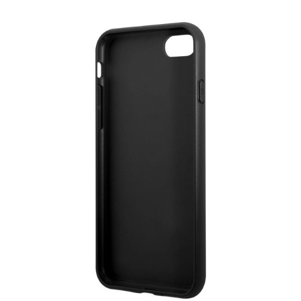 Guess GUHCI8PSATPK iPhone 7/8 SE 2020 / SE 2022 hardcase black/black hardcase Saffiano Triangle Logo Cardsloteng