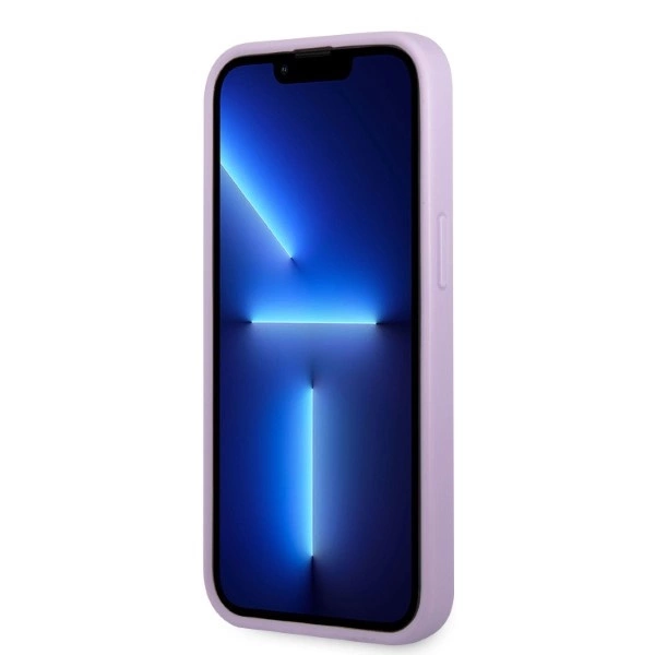 Guess GUHCP13MPS4MU iPhone 13 6.1" purple/purple hardcase Saffiano 4G Small Metal Logoeng