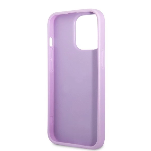 Guess GUHCP13XPS4MU iPhone 13 Pro Max 6.7" purple/purple hardcase Saffiano 4G Small Metal Logoeng