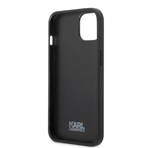 Karl Lagerfeld KLHCP13LPMNIKBK iPhone 13 Pro / 13 6.1" hardcase black/black Monogram Ikonik Patcheng