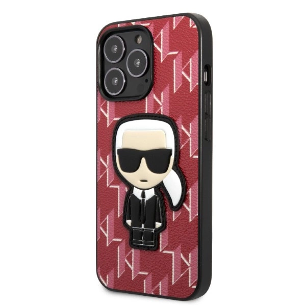 Karl Lagerfeld KLHCP13LPMNIKPI iPhone 13 Pro / 13 6.1" hardcase red/red Monogram Ikonik Patcheng