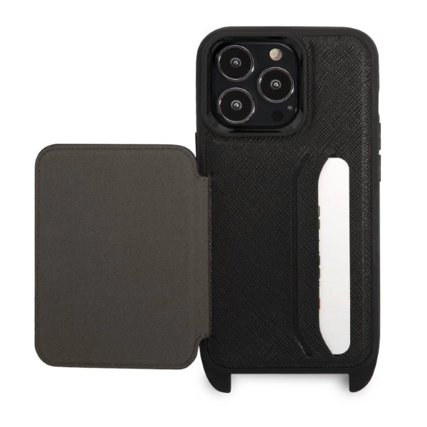 Karl Lagerfeld KLHCP13LSAKHPK iPhone 13 Pro / 13 6.1" Hardcase Saffiano Metal Karl Headeng