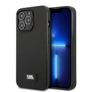 Karl Lagerfeld KLHCP13LSFMP2K iPhone 13 Pro / 13 6.1" hardcase black/black Saffiano Plaqueeng