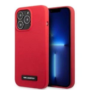 Karl Lagerfeld KLHCP13LSLMP1R iPhone 13 Pro / 13 6.1" hardcase red/red Silicone Plaqueeng