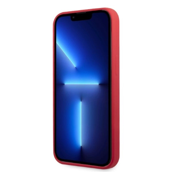 Karl Lagerfeld KLHCP13LSLMP1R iPhone 13 Pro / 13 6.1" hardcase red/red Silicone Plaqueeng