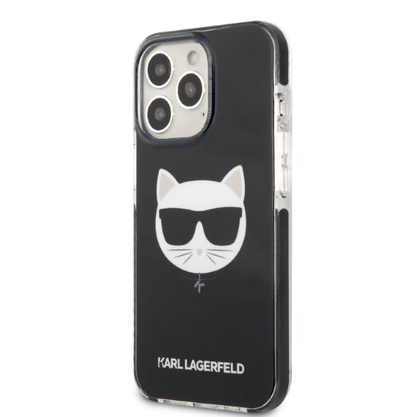 Karl Lagerfeld KLHCP13LTPECK iPhone 13 Pro / 13 6.1" hardcase black/black Choupette Headeng