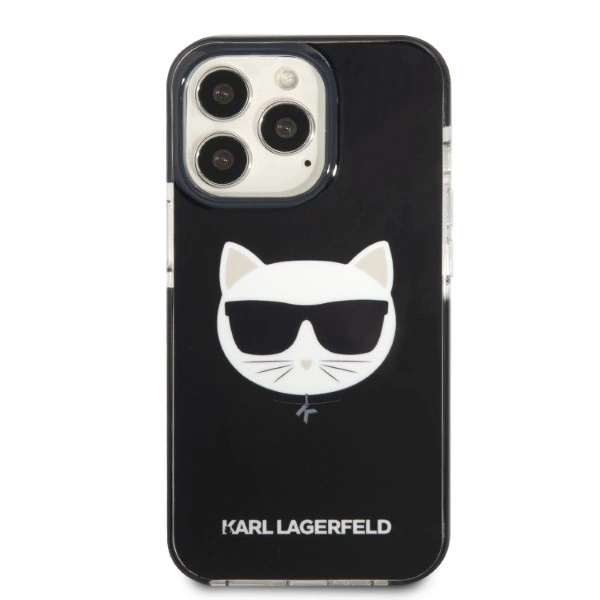 Karl Lagerfeld KLHCP13LTPECK iPhone 13 Pro / 13 6.1" hardcase black/black Choupette Headeng