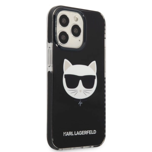 Karl Lagerfeld KLHCP13LTPECK iPhone 13 Pro / 13 6.1" hardcase black/black Choupette Headeng
