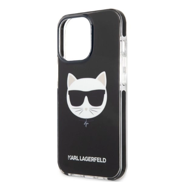 Karl Lagerfeld KLHCP13LTPECK iPhone 13 Pro / 13 6.1" hardcase black/black Choupette Headeng