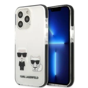 Karl Lagerfeld KLHCP13LTPEKCW iPhone 13 Pro / 13 6.1" hardcase white/white Karl&Choupetteeng