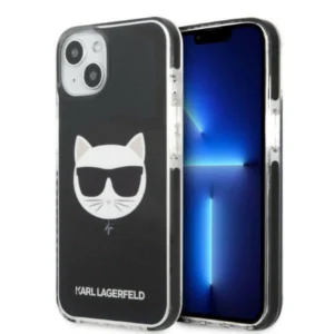 Karl Lagerfeld KLHCP13MTPECK iPhone 13 6.1" hardcase black/black Choupette Headeng