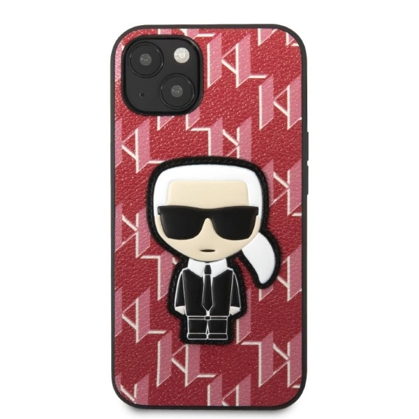 Karl Lagerfeld KLHCP13SPMNIKPI iPhone 13 mini 5.4" hardcase red/red Monogram Ikonik Patcheng