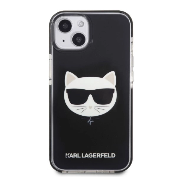Karl Lagerfeld KLHCP13STPECK iPhone 13 mini 5.4" hardcase black/black Choupette Headeng